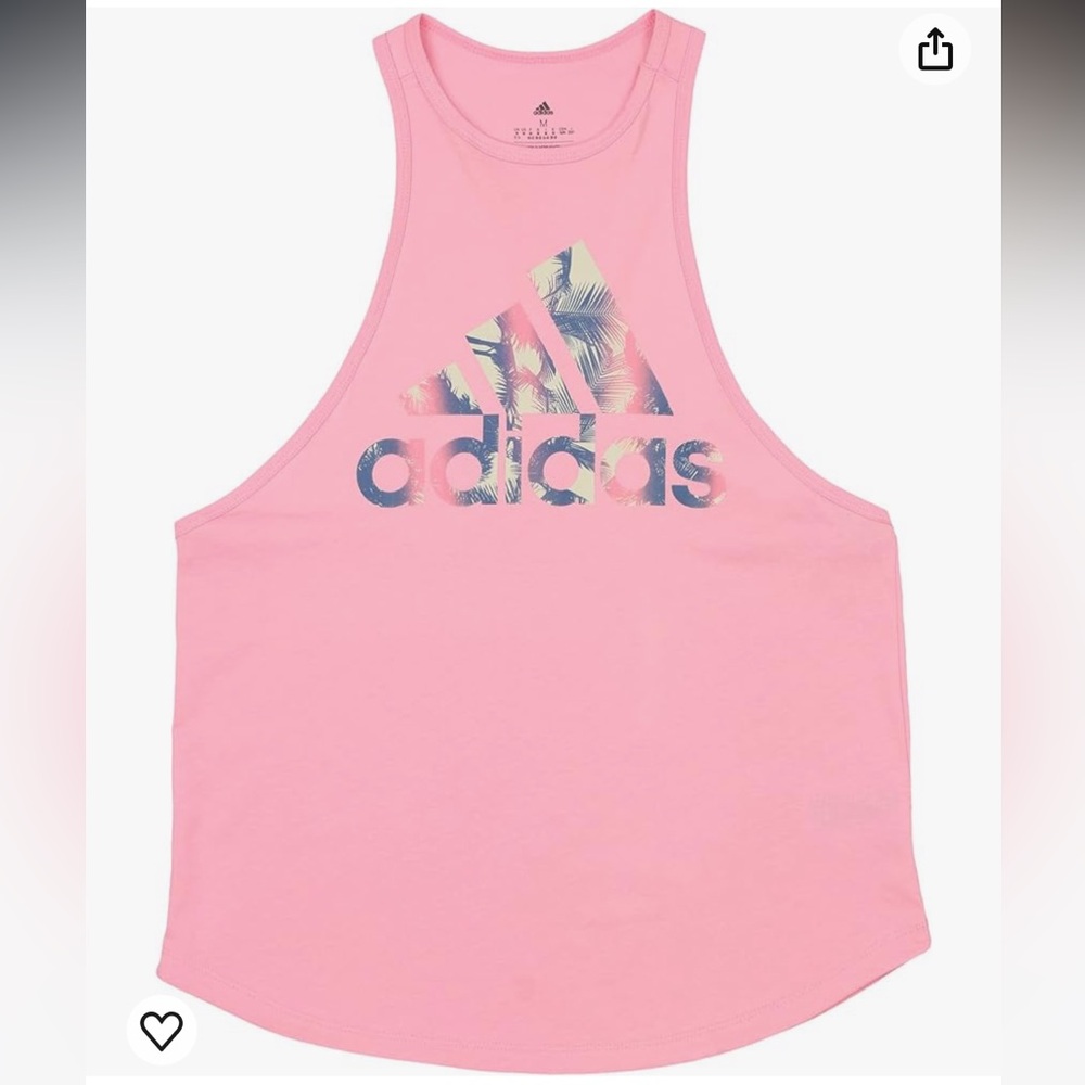 adidas Women's Tropic Tank Top, Light Pink